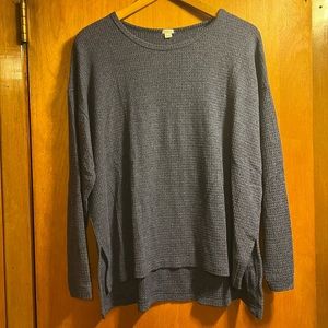 Aerie Blue Waffle Sweater